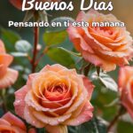 buenos días pensando en ti esta mañana