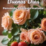 buenos días pensando en ti esta mañana