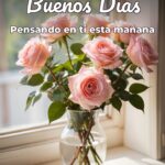 buenos días pensando en ti esta mañana