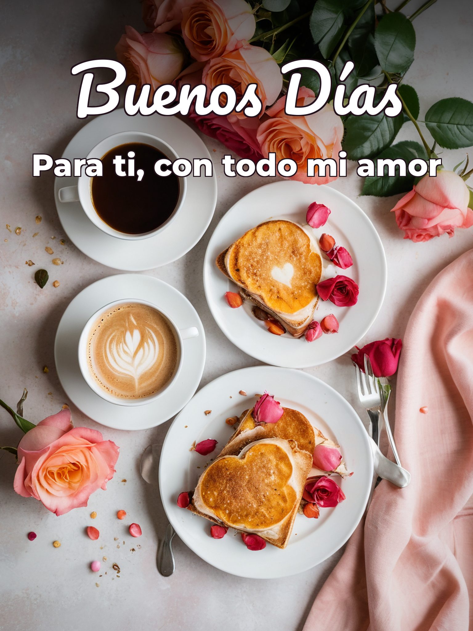 Imágenes de buenos días al amor de tu vida