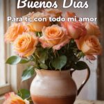 buenos días para ti, con todo mi amor