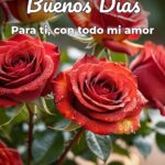 buenos días para ti, con todo mi amor