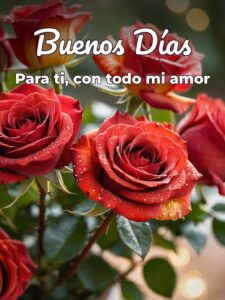 Imágenes de buenos días amor con frases