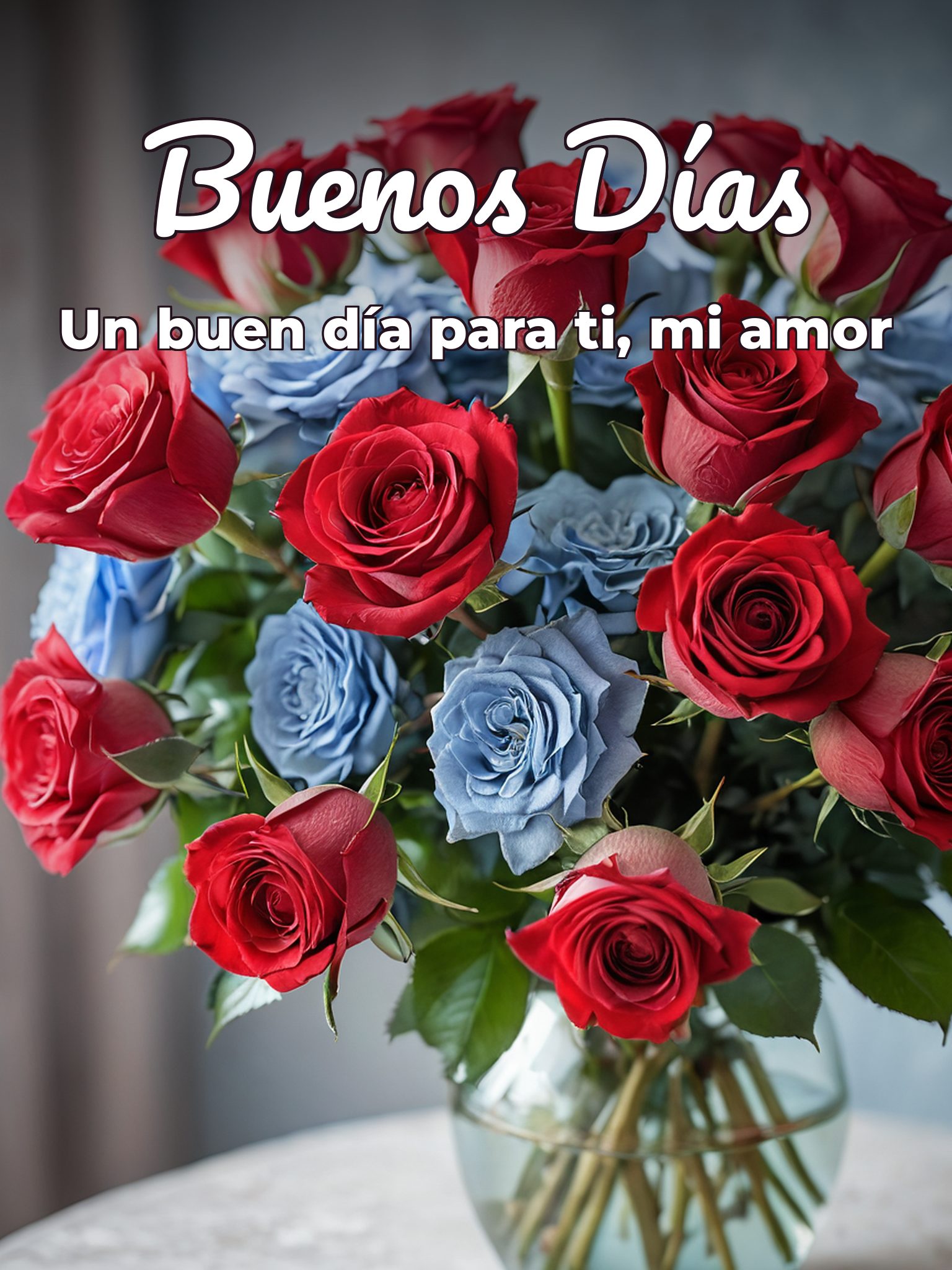 Imágenes de buenos días amor con frases para Facebook