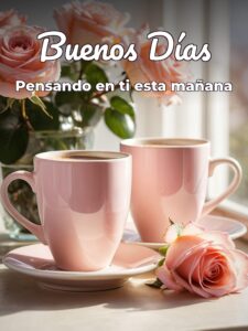 Imágenes de buenos días amor con frases para WhatsApp