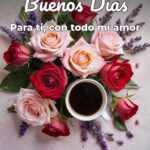 buenos días para ti, con todo mi amor