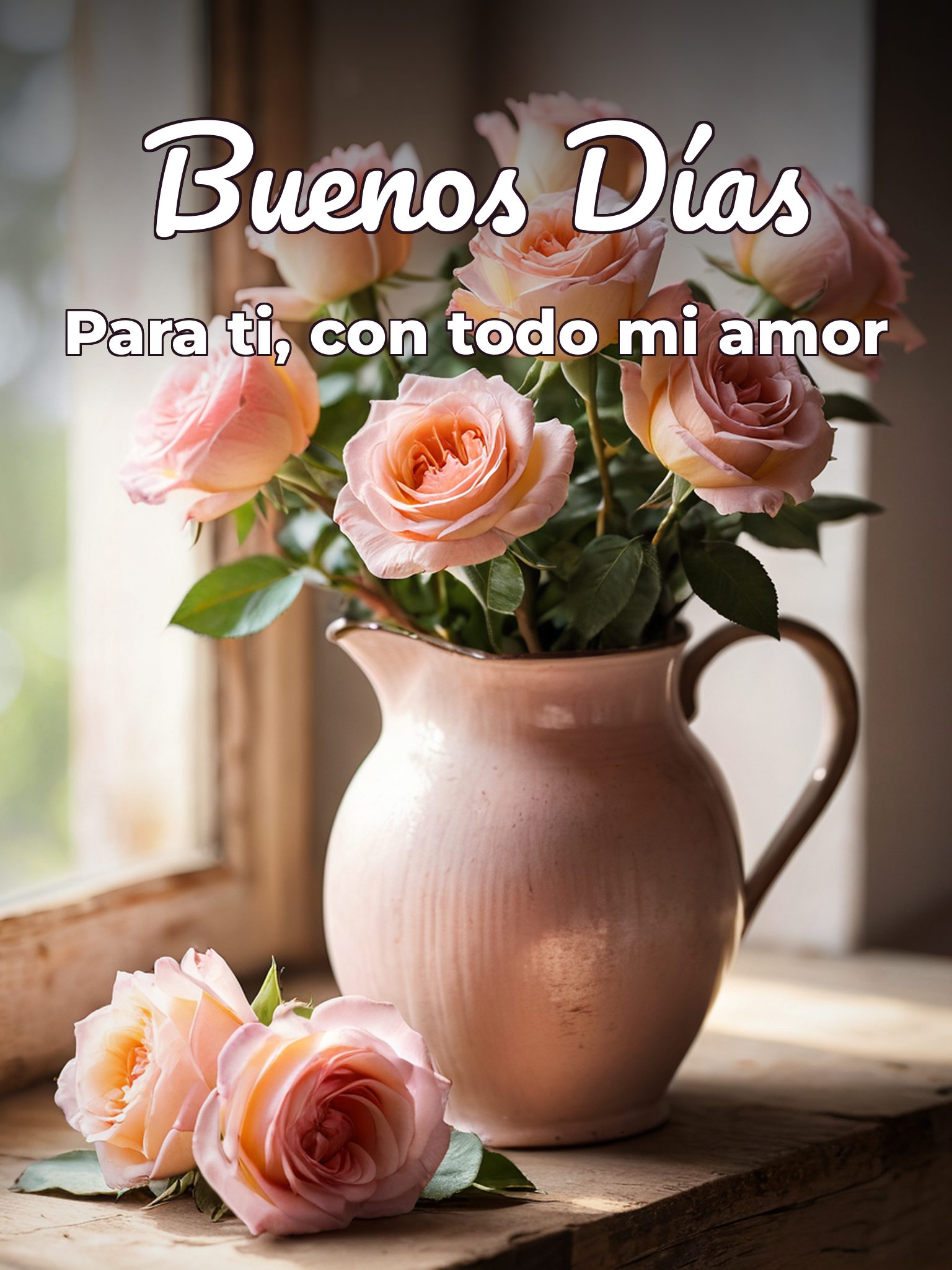 Imágenes de buenos días amor para Facebook