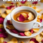 buenos días pensando en ti esta mañana