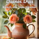 buenos días para ti, con todo mi amor