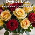 buenos días pensando en ti esta mañana