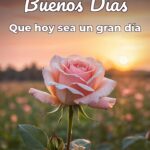 buenos días que hoy sea un gran día