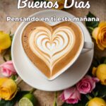 buenos días pensando en ti esta mañana