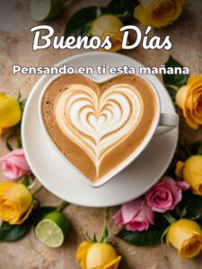 Imágenes de buenos días con mensajes bonitos para mi amor