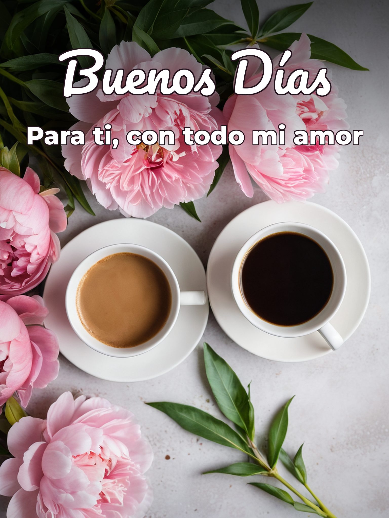 Imágenes de buenos días con mensajes de amor para celular