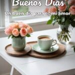 buenos días un buen día para ti, mi amor