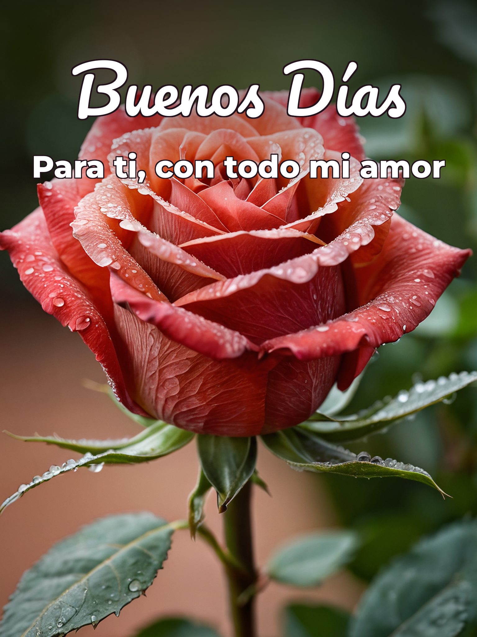 Imágenes de buenos días con mensajes de amor para mi amor
