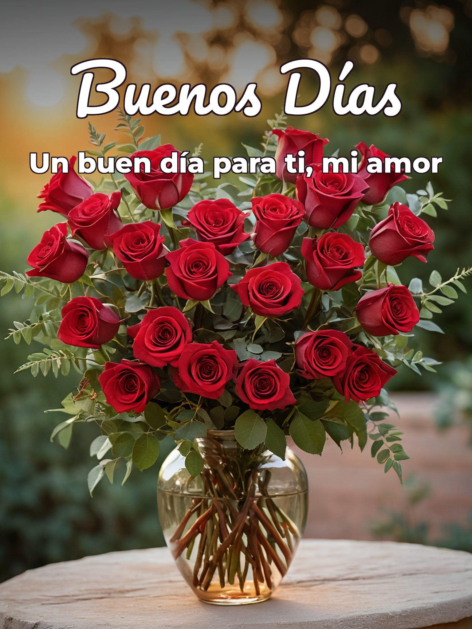 Imágenes de buenos días con mensajes de amor para una amiga