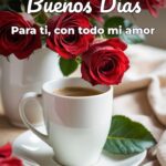 buenos días para ti, con todo mi amor