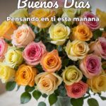 buenos días pensando en ti esta mañana