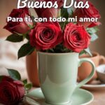 buenos días para ti, con todo mi amor