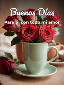 imágenes de buenos días de enamorados para Facebook