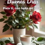 buenos días para ti, con todo mi amor
