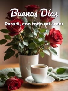 imágenes de buenos días de enamorados para mi amor