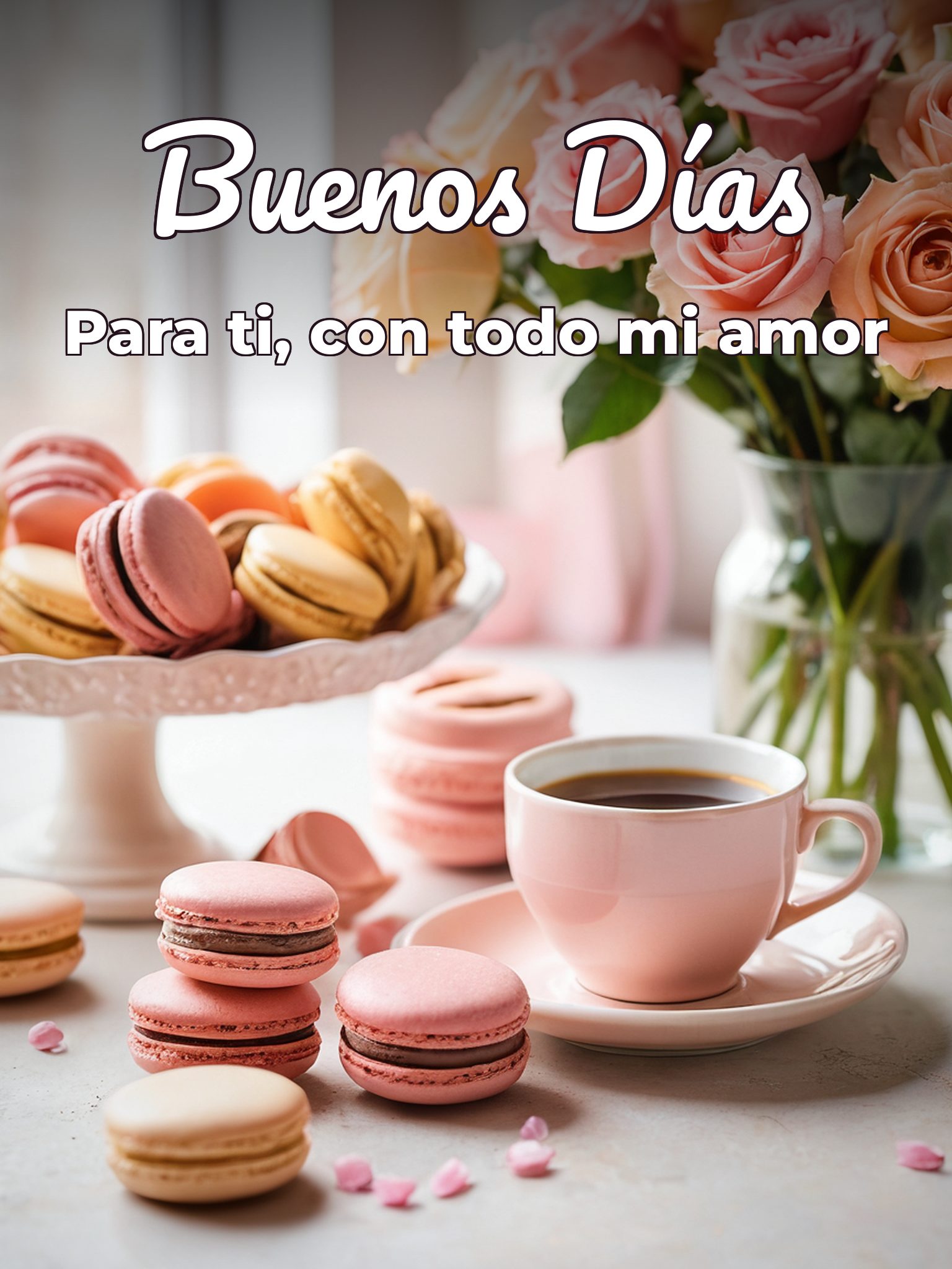 imágenes de buenos días de mujeres para mi amor