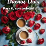 buenos días para ti, con todo mi amor
