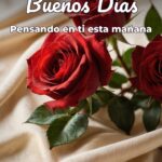 buenos días pensando en ti esta mañana