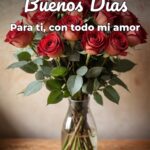 buenos días para ti, con todo mi amor