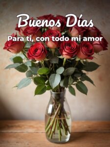 imágenes de buenos días enamorados para WhatsApp