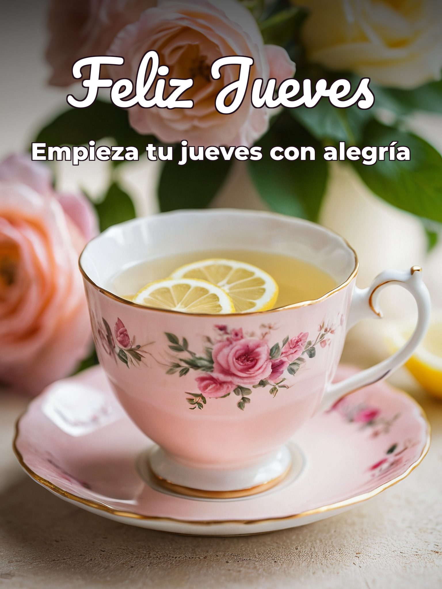 Imágenes de buenos días feliz jueves para Facebook