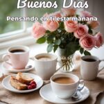 buenos días pensando en ti esta mañana