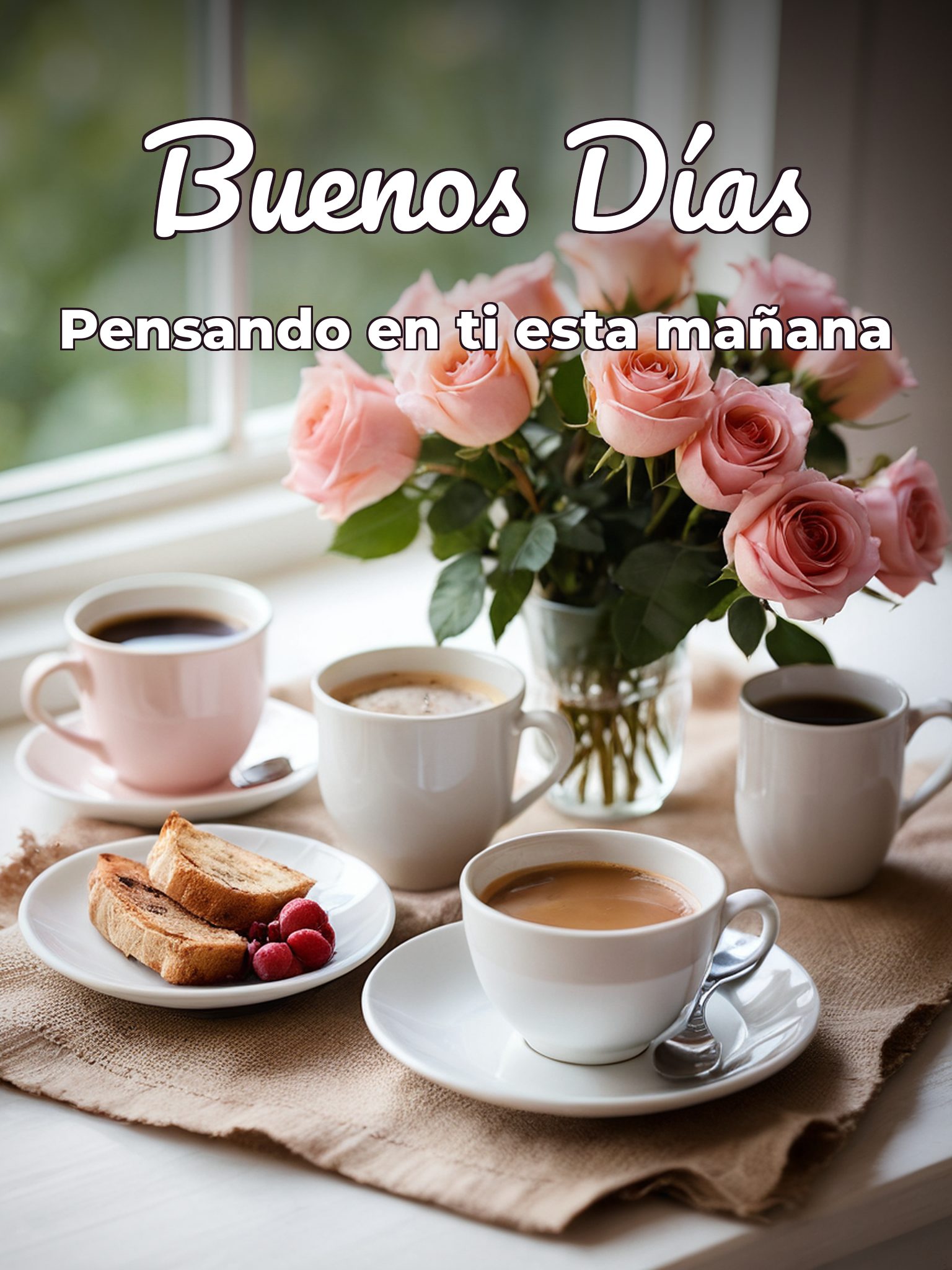 Imágenes de buenos días mi amor para Facebook