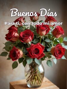Imágenes de buenos días mi amor para WhatsApp