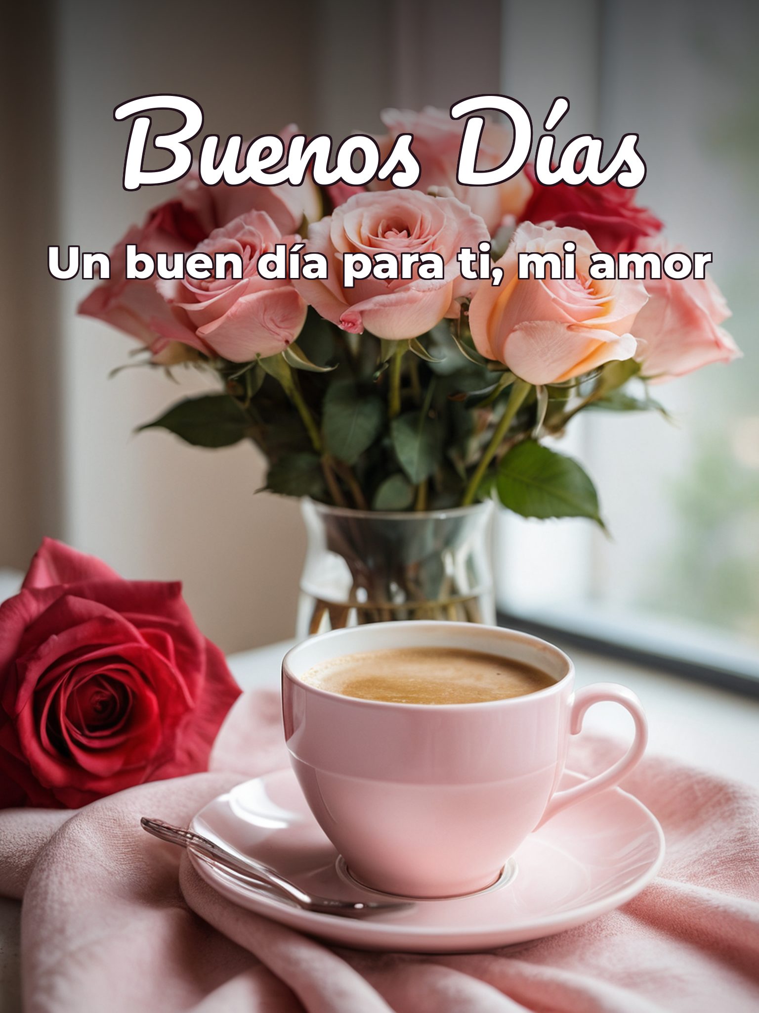 Imágenes de buenos días para el amor de mi vida para mi amor