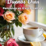 buenos días pensando en ti esta mañana