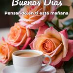 buenos días pensando en ti esta mañana