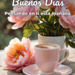 buenos días pensando en ti esta mañana