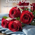 buenos días pensando en ti esta mañana