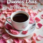 buenos días para ti, con todo mi amor