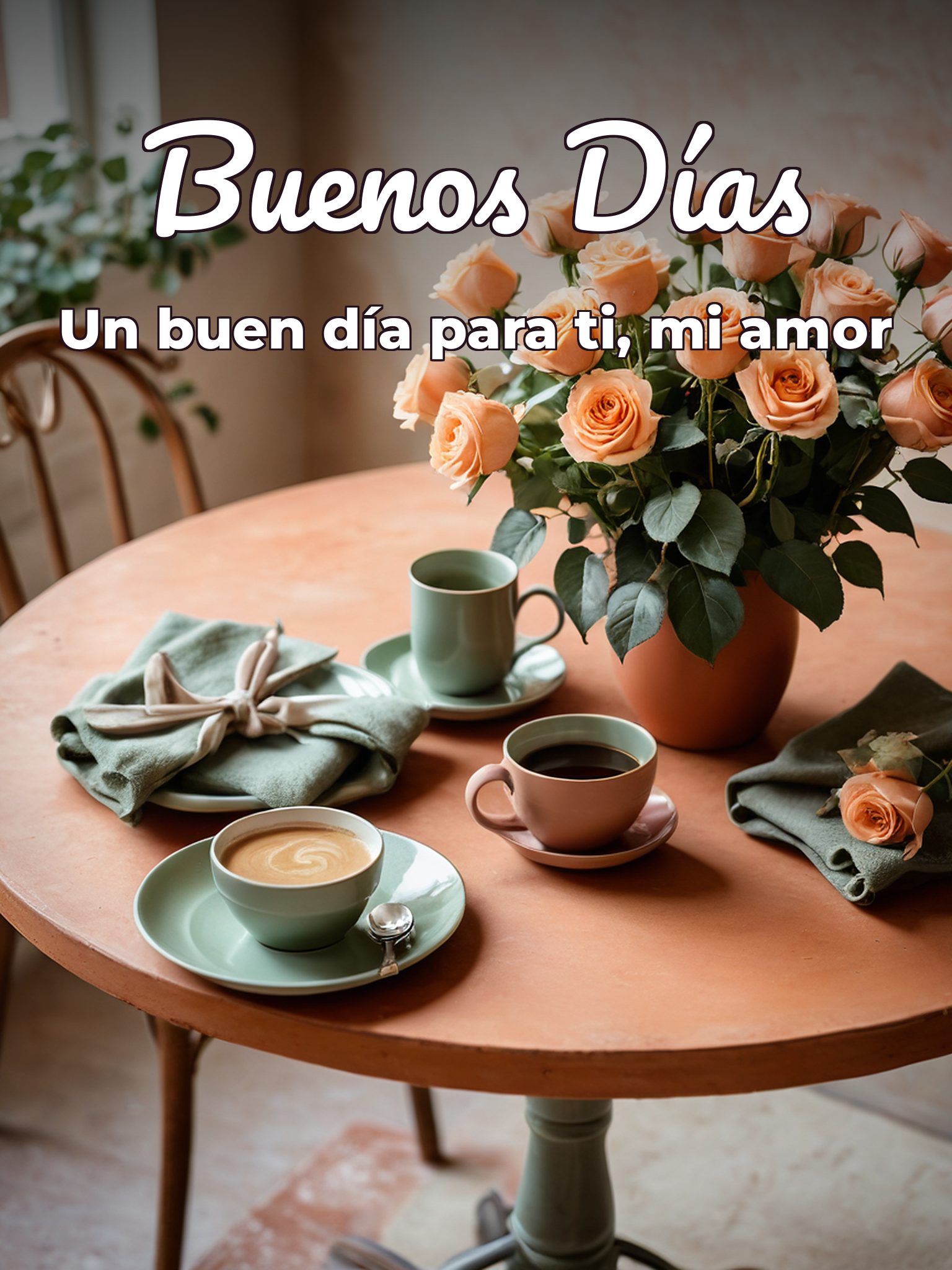 imágenes de buenos días para para mi amor