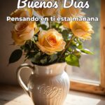 buenos días pensando en ti esta mañana