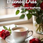 buenos días pensando en ti esta mañana