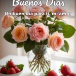 buenos días un buen día para ti, mi amor