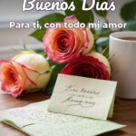 buenos días para ti, con todo mi amor