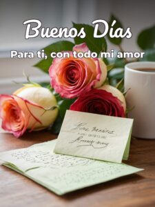 Imágenes de dar los buenos días para mi amor