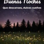 buenas noches que descanses, dulces sueños