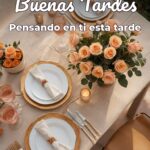 buenas tardes pensando en ti esta tarde